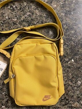 Nike Small Yellow Crossbody Belt Bag for Men